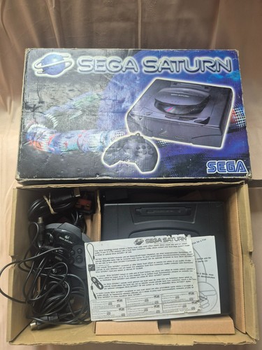 Console sega saturn mk1 boxata - console,