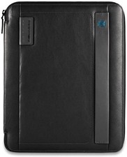 PIQUADRO PB2830P15S PORTABLOCCO CON LAMPO IN PELLE VITELLO NERO