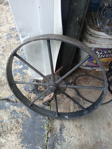 Vintage antico ghisa fabbrica
