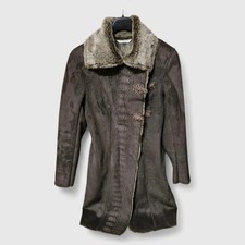 Cappotto Montone Doppiopetto PROMOD Con Chiusura A Clip Taglia 40 Ita