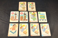 LOTTO MIRALANZA 10 FIGURINE PUNTI MISTI DETERSIVO KOP STELLA VINTAGE ADVERTISING