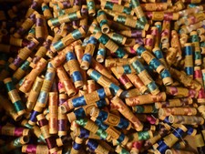 FILO PURA SETA SILK per RICAMO ASOLE BOZZOLO REALE LOTTO 50 SPOLETTE MIX COLORI