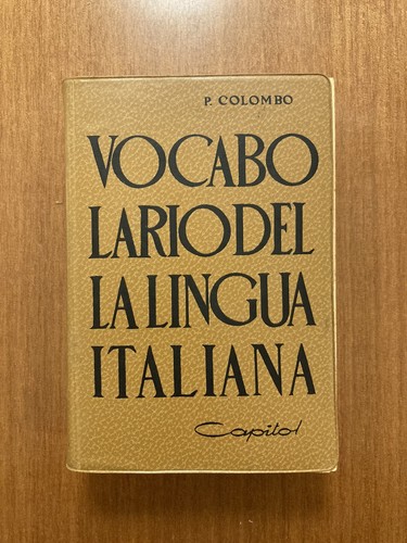 Paolo colombo vocabolario - -,