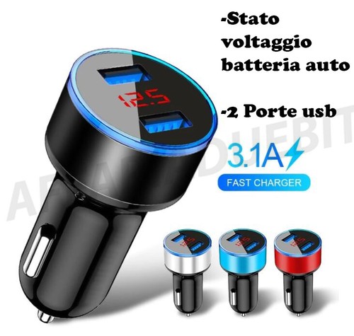 Caricabatteria caricatore auto - caricabatteria,