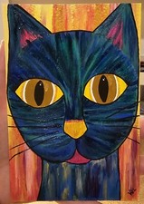 Dipinto acrilico 6""X4""