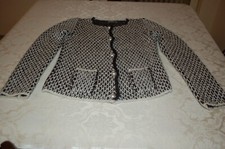 Kaos, Giacca in maglia, Bianco nero argento, Vedi Misure, Come nuova