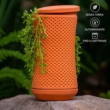 Vaso autoirrigante in ceramica porosa – AquaPlanter | Per interni ed esterni