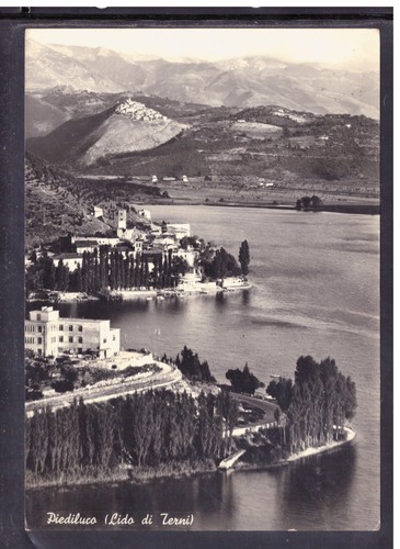 Cartolina piediluco lido - cartolina,