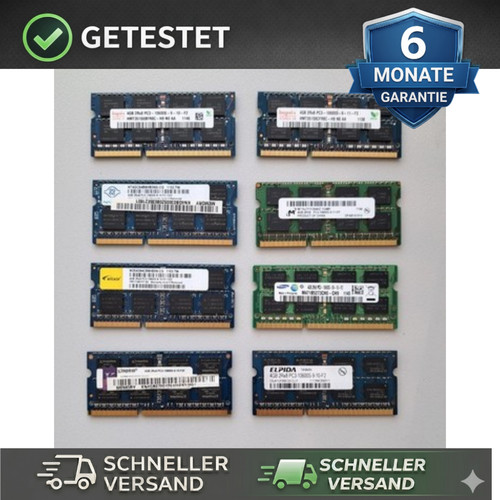 4gb ram ddr3 sodimm pc3 - ram, pc3-10600s