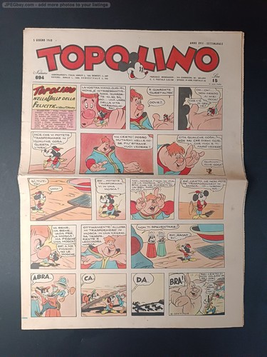 Rivista topolino giornale 1948 - rivista,