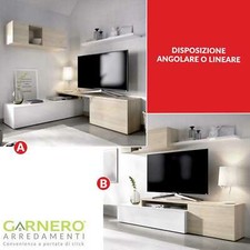 Parete attrezzata angolare