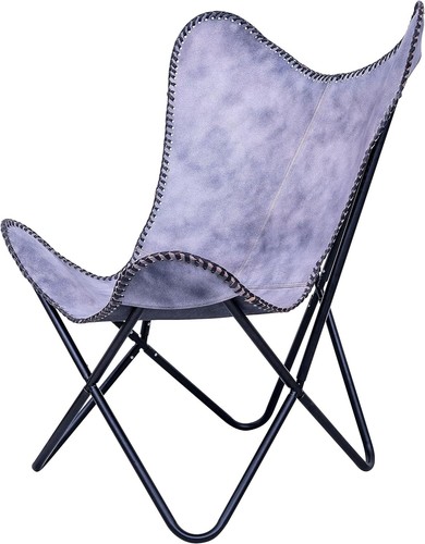 Sedia butterfly pelle - sedia,