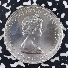 Lotto 2 dollari Bahamas 1971