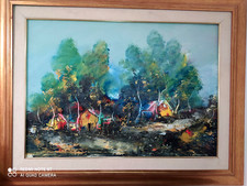 Quadro olio su tela di
