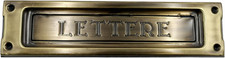 Placca Buca Lettere Ottone