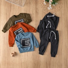 Toddler Letter Print Pullover