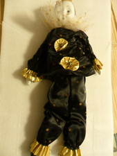 Pierrot Ceppiratti Doll Bambola Vintage Porcellana CM 40 vintage anni 90