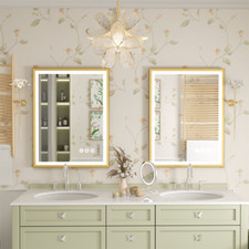 Specchio oro bagno bagno bagno