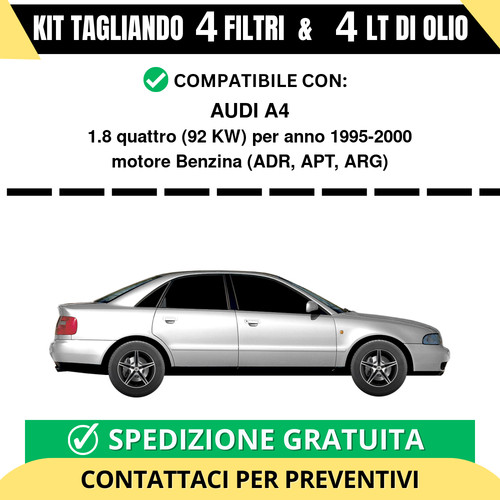 Tagliando per audi 8 - audi, a4