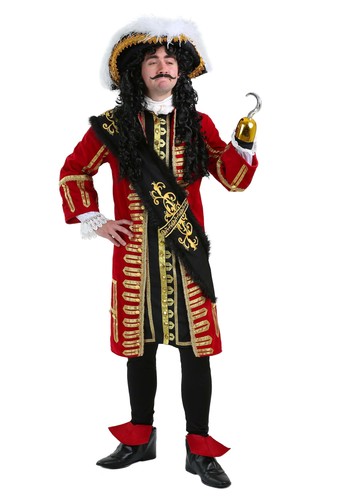Costume capitano gancio elite - costume,