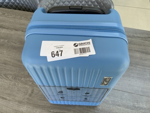 Valigia rigida leggera blu