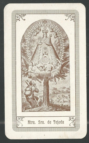 Santino antico madonna - santino, la