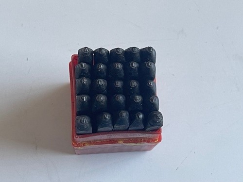 Punzoni alfabetici acciaio - alfabetici,