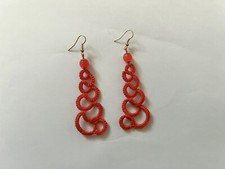 Orecchini Pendenti Corallo