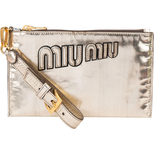 Borsa miu metallic leather - borsa,