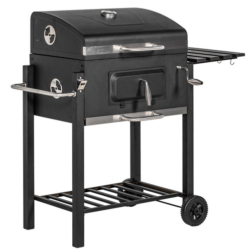 Charcoal bbq trolley - charcoal,