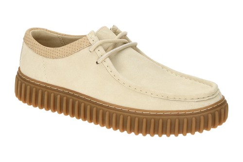 Scarpe clarks torhill beige - clarks,