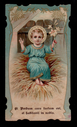 Antico santino holy card - b5,