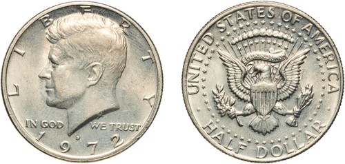 Dollar kennedy half - dollar,