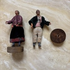 2 Statuine Antiche Per Presepe