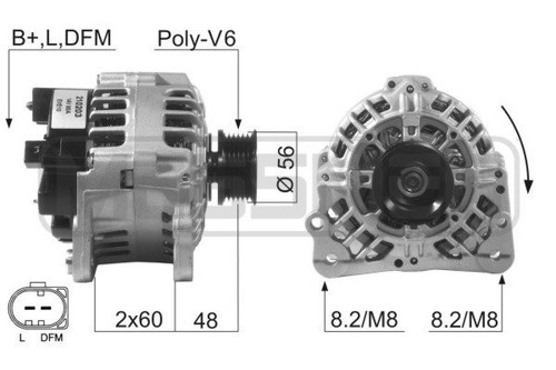 Era alternatore generatore - era, 90a