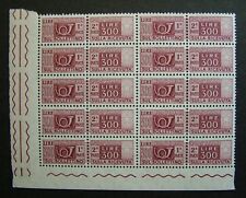 1955 Italia Blocco 10 Valori