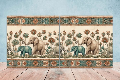 Piastrelle ceramica elefante - ,