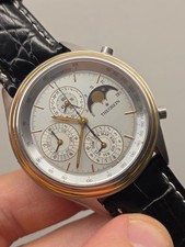 THEOREIN KELEK FULL CALENDAR GOLD BEZEN AUTOMATIC SWISS MADE CHRONO 40MM