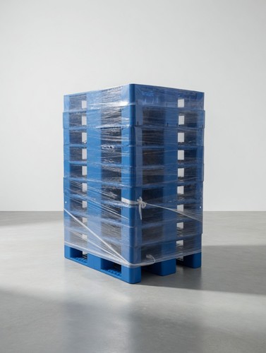 Used plastic pallet - used,