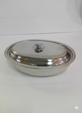 Piatto Portata Ovale Acciaio