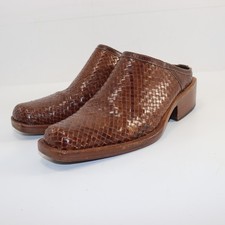Mare Uomo Woven Leather Mules
