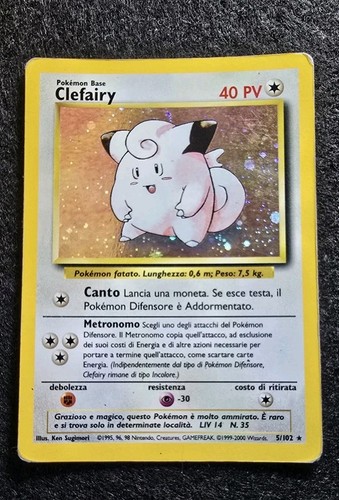 Pokemon clefairy 102 set - clefairy,