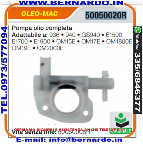 50050020 pompa olio - 50050020,