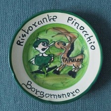 Piatto buon ricordo Ristorante PINOCCHIO Borgomanero VIETRI