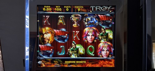 Scheda slot machine - slot, troy