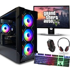 PC Da Gaming Veloce Fascio i7 i5 i3 32GB RAM 2TB 1TB SSD 8GB RTX 5060 Windows