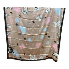 BRACCIALINI Donna SCIARPA Sciarpina Foulard da collo Cani e Gatti BFR402