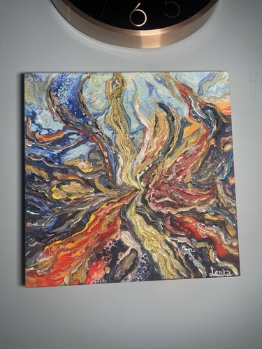 Arte astratta dettagli oro - , 30