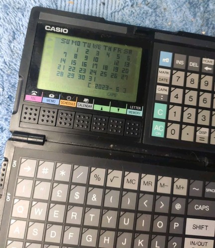 Casio 4000 digital - sf-4000, diary