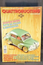 QUATTRORUOTINE N° 202 RIVISTA DI MODELLISMO ANNO 1997 RENAULT 4 CV 1954